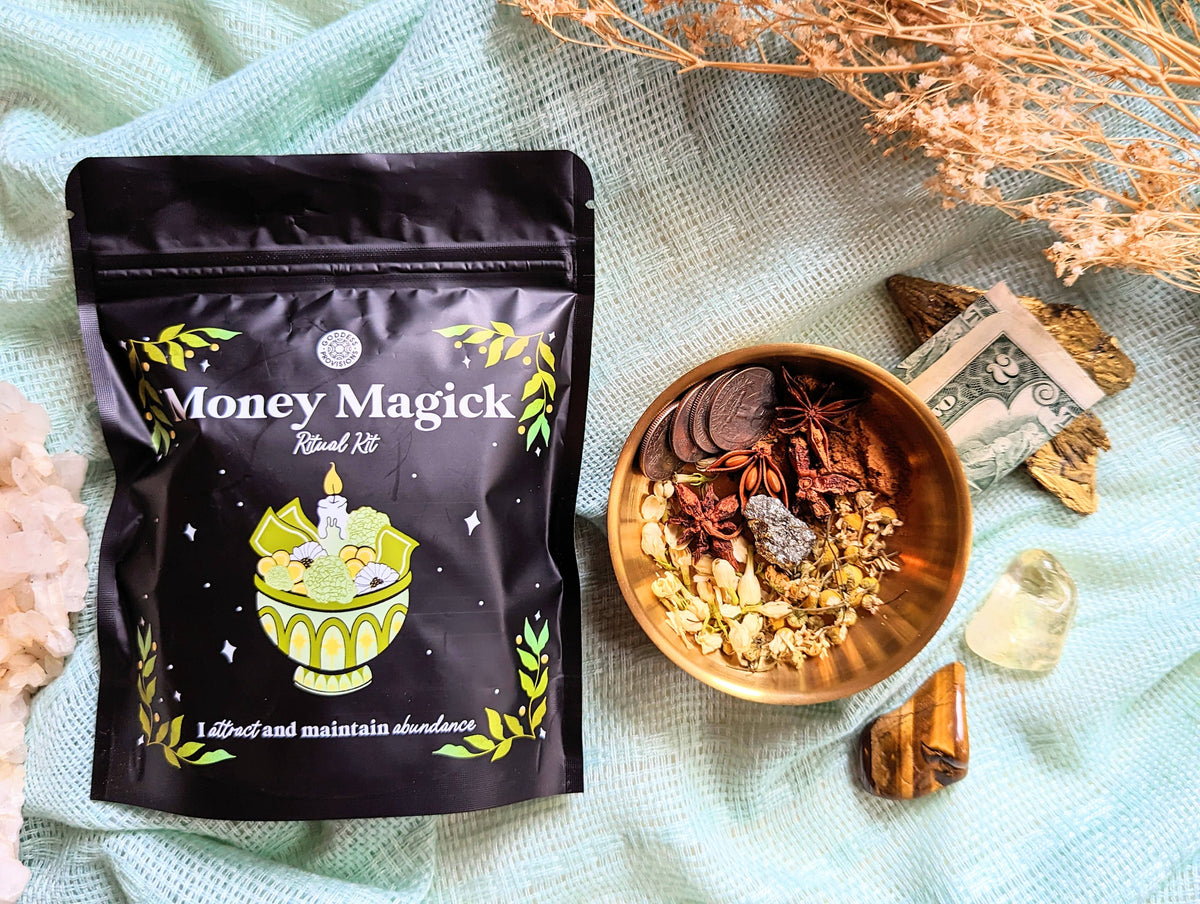 Money Magick Ritual Kit - Abundance  Prosperity  Manifest