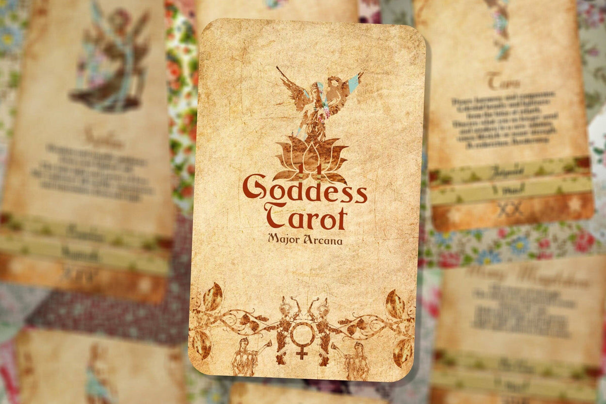 Tarot Deck - Goddess Power Cards - Major Arcana - Sacred Fem