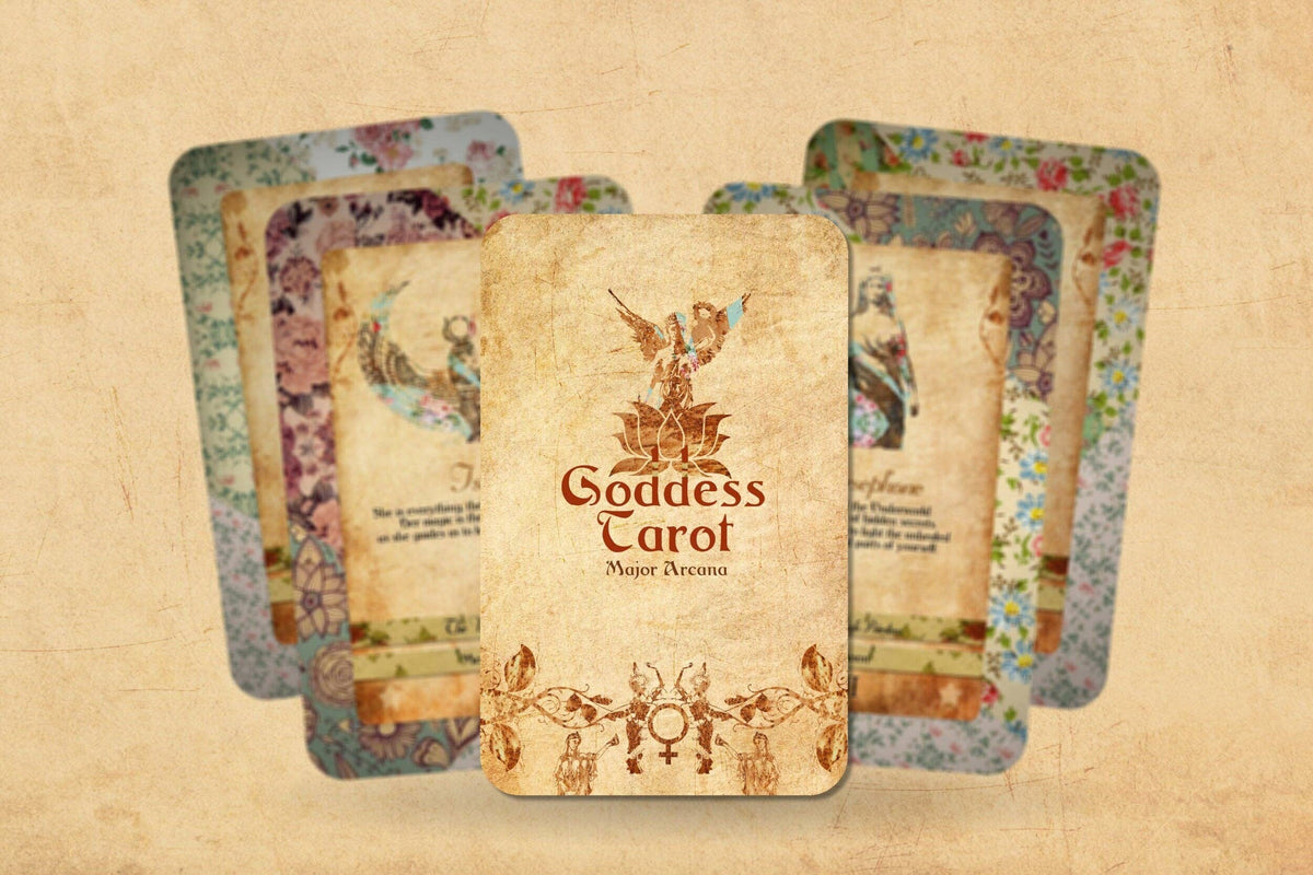 Tarot Deck - Goddess Power Cards - Major Arcana - Sacred Fem