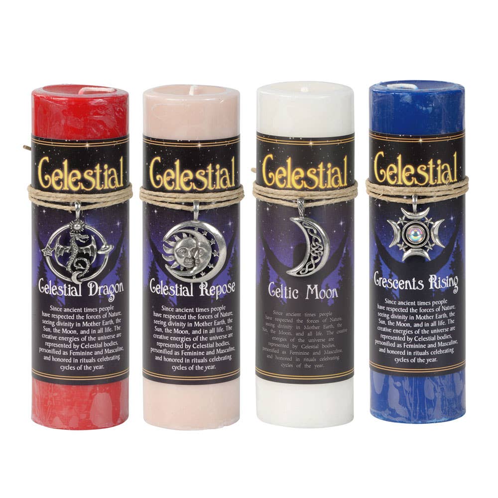 Celestial Pewter Pendant Candles: CELESTIAL DRAGON